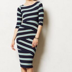 Anthropologie Bailey 44 pieces column midi dress size small